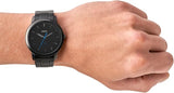 Buy Shop Fossil The Minimalist Black Dial Black Steel Strap Watch for Men - FS5308 USA Online