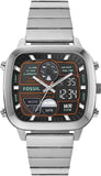 Buy Shop Fossil Retro Analog-Digital Black Dial Silver Steel Strap Watch for Men - FS5890 USA Online