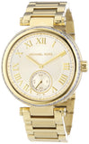 Buy Shop Michael Kors Skylar Gold Dial Gold Steel Strap Watch for Women - MK5867 USA Online