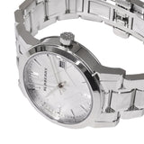 Buy Shop Burberry The City White Dial Silver Steel Strap Watch for Women - BU9100 USA Online