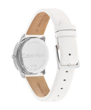 Buy Shop Calvin Klein City White Dial White Leather Strap Watch for Women - K2G231XH USA Online