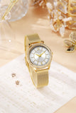 Buy Shop Guess Whisper Silver Dial Gold Mesh Bracelet Watch for Women - W1084L2 USA Online