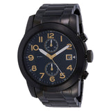 Buy Shop Marc Jacobs Larry Chronograph Black Dial Black Steel Strap Watch for Men - MBM8606 USA Online