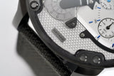Buy Shop Diesel Mr Daddy 2.0 Chronograph Grey Dial Black Nylon Strap Watch For Men - DZ7420 USA Online