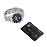 Seiko 5 Sports GMT SKX Automatic Blueberry Dial Silver Steel Strap Watch For Men - SSK003K1