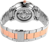 Buy Shop Fossil Neutra Automatic Skeleton White Dial Two Tone Steel Strap Watch for Men - ME3196 USA Online