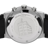 Buy Shop Salvatore Ferragamo Sapphire Chrono Black Dial Black Silicone Strap Watch for Men - SFME00121 USA Online