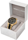 Buy Shop Michael Kors Everest Chronograph Black Dial Two Tone Steel Strap Watch For Men - MK8979 USA Online