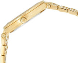 Buy Shop Michael Kors Mini Darci Quartz Black Dial Gold Steel Strap Watch For Women - MK3738 USA Online