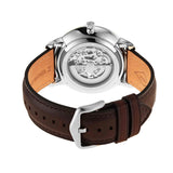 Buy Shop Fossil Neutra Automatic Skeleton White Dial Brown Leather Strap Watch for Men - ME3184 USA Online