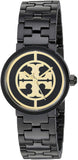 Buy Shop Tory Burch Reva Black Dial Black Steel Strap Watch for Women - TBW4038 USA Online