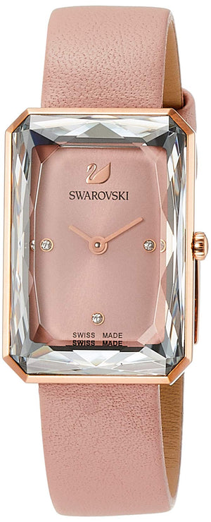 Buy Shop Swarovski Uptown Pink Dial Pink Leather Strap Watch for Women - 5547719 USA Online