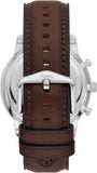 Buy Shop Fossil Neutra Chronograph Black Dial Brown Leather Strap Watch for Men - FS6024 USA Online