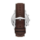 Buy Shop Fossil Neutra Chronograph Black Dial Brown Leather Strap Watch for Men - FS6024 USA Online