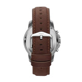 Buy Shop Fossil Grant Chronograph Black Dial Brown Leather Strap Watch for Men - FS4813 USA Online