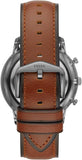 Buy Shop Fossil Neutra Chronograph Grey Dial Brown Leather Strap Watch for Men - FS5512 USA Online