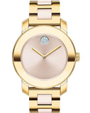 Buy Shop Movado Bold Beige Dial Two Tone Steel Strap Watch For Women - 3600640 USA Online