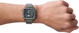 Buy Shop Fossil Retro Analog-Digital Black Dial Grey Steel Strap Watch for Men - FS5892 USA Online