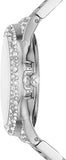 Buy Shop Michael Kors Camille Multifunction Crystals Silver Dial Silver Steel Strap Watch for Women - MK6957 USA Online