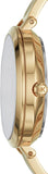 Buy Shop Michael Kors Jaryn Quartz Gold Dial Gold Steel Strap Watch For Women - MK3734 USA Online