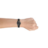 Buy Shop Fossil FB-01 Three-Hand Black Dial Black Ceramic Strap Watch for Women - CE1108 USA Online