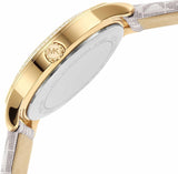 Buy Shop Michael Kors Tibby Analog Silver Dial White Leather Strap Watch for Women - MK1049 USA Online