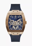 Buy Shop Guess Phoenix Multifunction Blue Dial Blue Rubber Strap Watch for Men - GW0202G4 USA Online