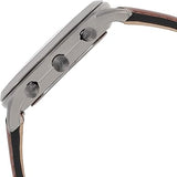 Buy Shop Fossil Neutra Chronograph Grey Dial Brown Leather Strap Watch for Men - FS5512 USA Online