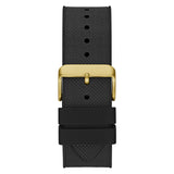 Buy Shop Guess Navigator Chronograph Black Dial Black Rubber Strap Watch for Men - GW0264G3 USA Online