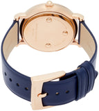 Buy Shop Marc Jacobs Roxy Navy Blue Dial Blue Leather Strap Watch for Women - MJ1534 USA Online