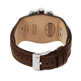 Buy Shop Fossil Coachman Chronograph Black Dial Brown Leather Strap Watch for Men - CH2891 USA Online
