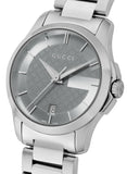 Buy Shop Gucci G Timeless Grey Dial Silver Steel Strap Watch For Women - YA126522 USA Online