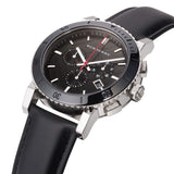 Buy Shop Burberry The City Black Dial Black Leather Strap Watch for Men - BU9382 USA Online