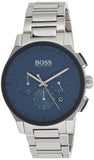 Buy Shop Hugo Boss Peak Chronograph Blue Dial Silver Steel Strap Watch for Men - 1513763 USA Online