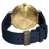 Buy Shop Versace V Extreme Chronograph Blue & Gold Tone Dial Blue Rubber Strap Watch for Men - VCN010017 USA Online