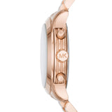 Buy Shop Michael Kors Cooper Rose Gold Rose Gold Steel Strap Watch for Women - MK6275 USA Online