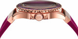 Buy Shop Michael Kors Everest Pave Crystals Pink Dial Pink Rubber Strap Watch for Women - MK7441 USA Online