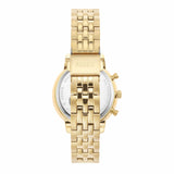 Buy Shop Fossil Neutra Chronograph Gold Dial Gold Steel Strap Watch for Women - ES5219 USA Online