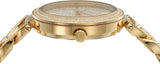 Buy Shop Michael Kors Catelyn Crystals Gold Dial Gold Steel Strap Watch For Women - MK4674 USA Online