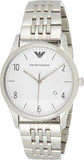 Buy Shop Emporio Armani Classic Silver Dial Silver Steel Strap Watch For Men - AR1867 USA Online