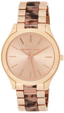 Buy Shop Michael Kors Runway Rose Gold Dial Two Tone Steel Strap Watch for Women - MK4301 USA Online