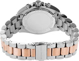 Buy Shop Michael Kors Bradshaw Chronograph White Dial Two Tone Steel Strap Watch For Women - MK7258 USA Online