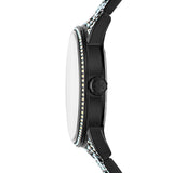 Buy Shop Michael Kors Ritz Crystals Black Dial Two Tone Steel Strap Watch for Women - MK6733 USA Online