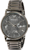 Buy Shop Emporio Armani Luigi Analog Grey Dial Grey Steel Strap Watch For Men - AR11155 USA Online