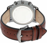 Buy Shop Fossil Neutra Chronograph Grey Dial Brown Leather Strap Watch for Men - FS5512 USA Online