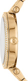 Buy Shop Michael Kors Parker Pave Gold Dial Gold Steel Strap Watch for Women - MK6659 USA Online