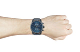 Buy Shop Hugo Boss Skymaster Chronograph Blue Dial Blue Mesh Bracelet Watch for Men - 1513836 USA Online