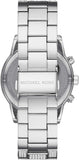 Buy Shop Michael Kors Ritz Chronograph Crystals Silver Dial Silver Steel Strap Watch for Women - MK6746 USA Online