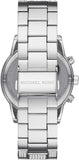 Michael Kors Ritz Chronograph Crystals Silver Dial Silver Steel Strap Watch for Women - MK6746