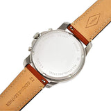 Buy Shop Fossil Grant Chronograph Blue Dial Brown Leather Strap Watch for Men - FS5210 USA Online